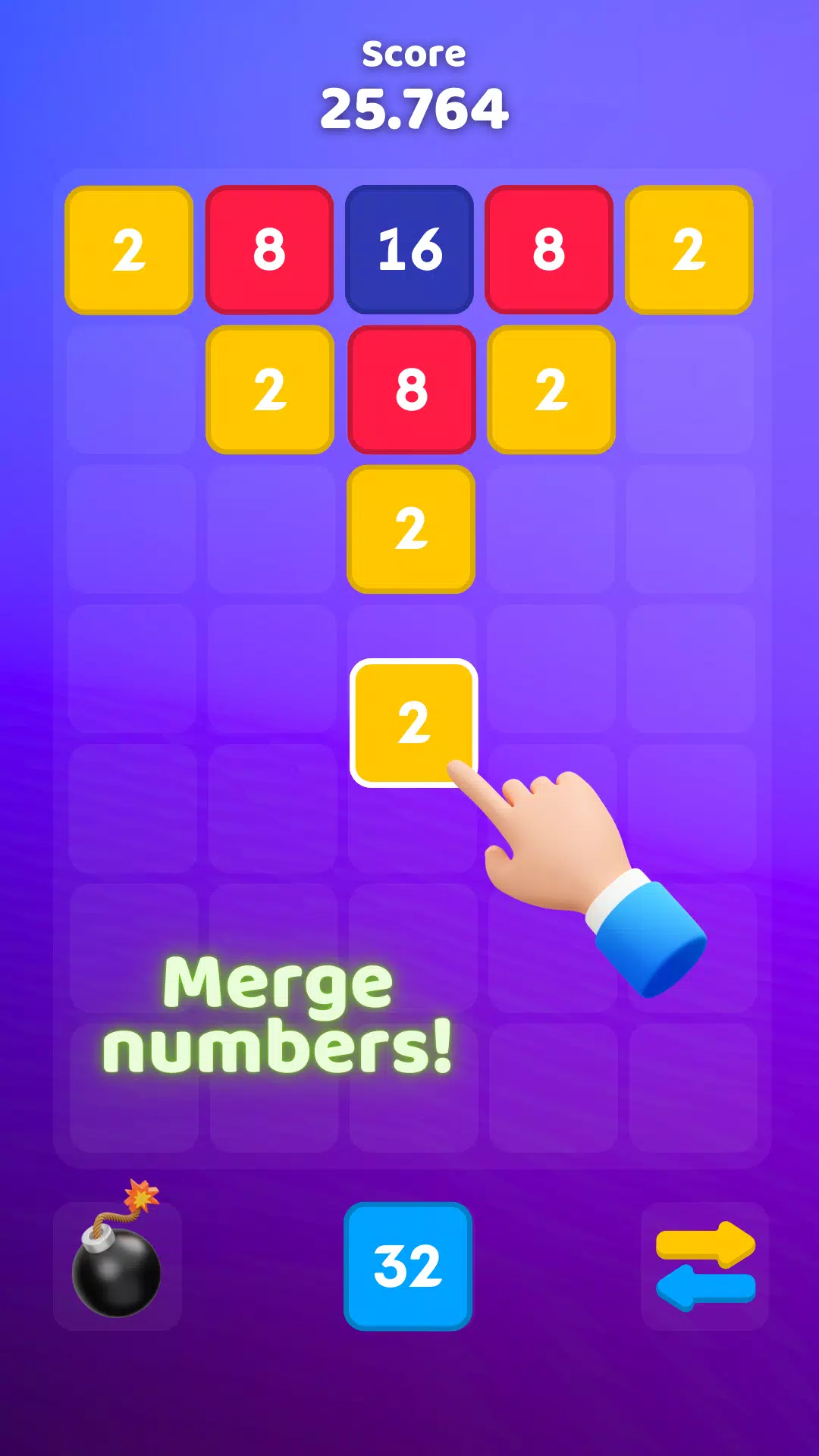 合并块2048