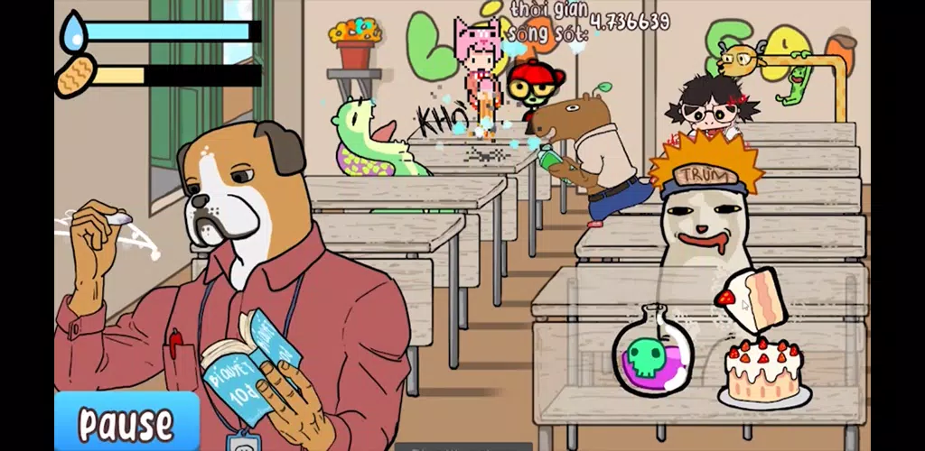 Cat Eat In Class