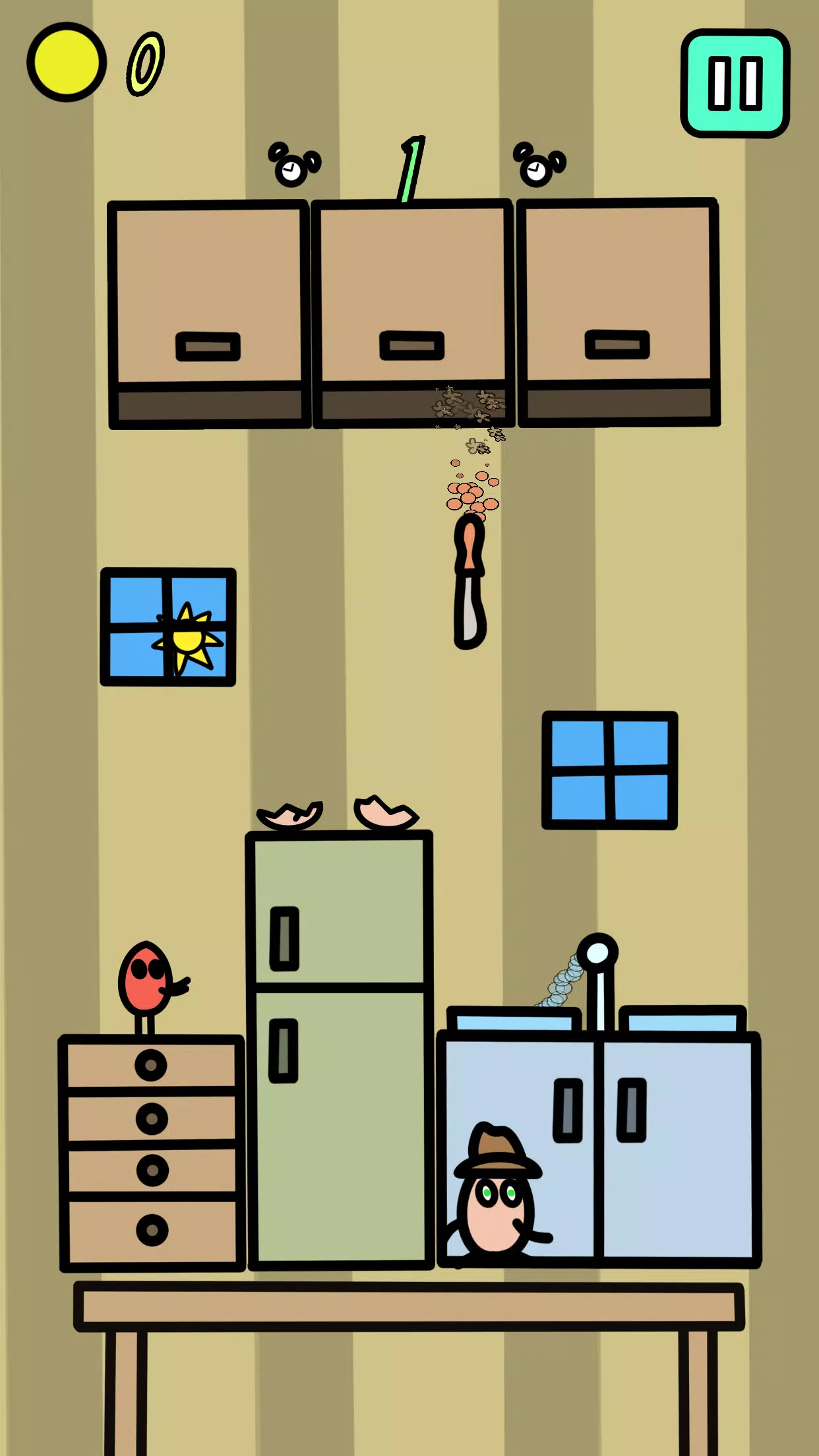 餐具混乱