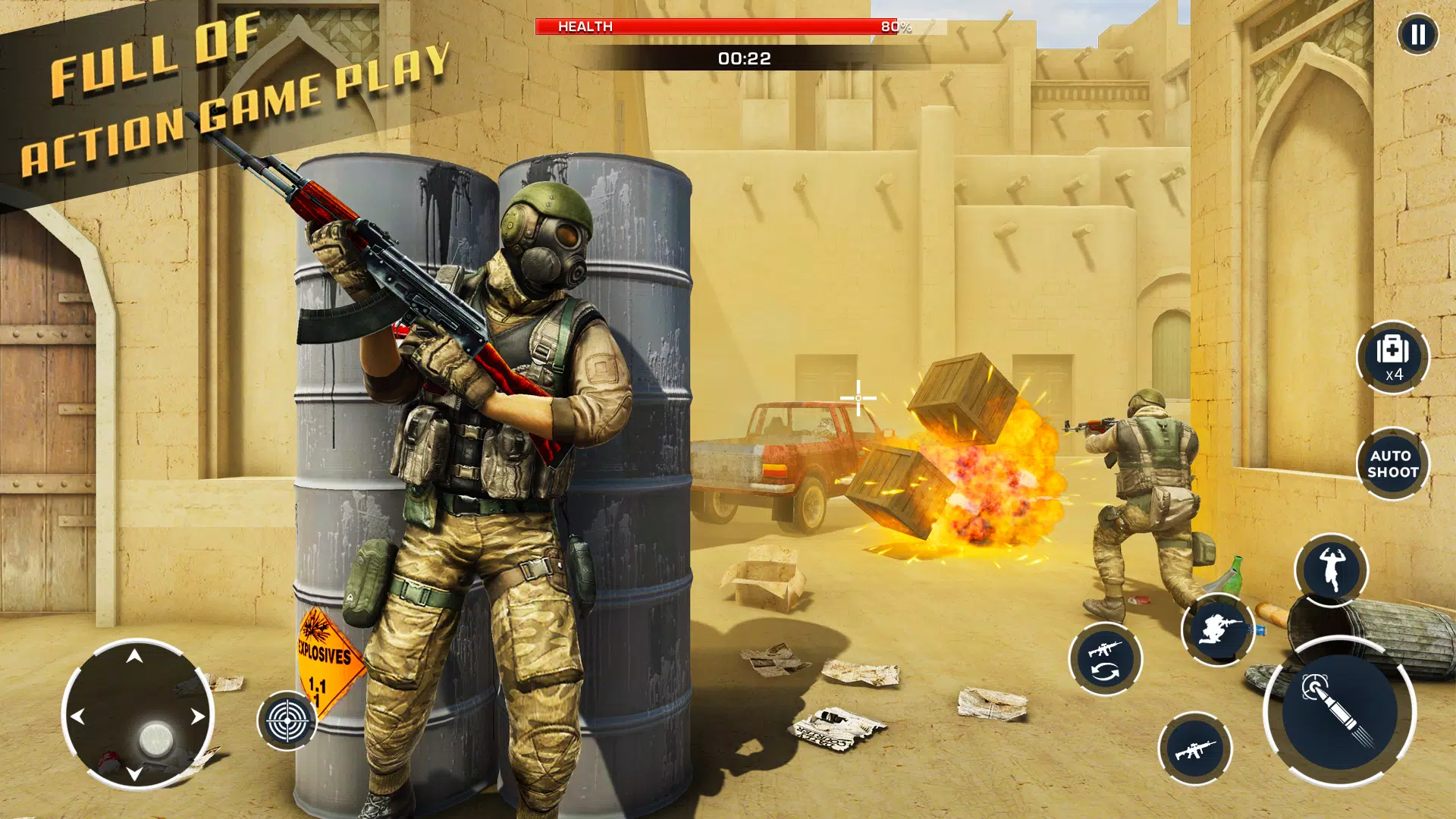 FPS Gun Fire: 枪支 游戏 手機版 现代生存战争