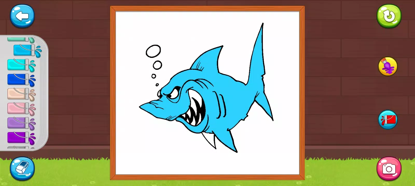 Megalodon鲨鱼着色