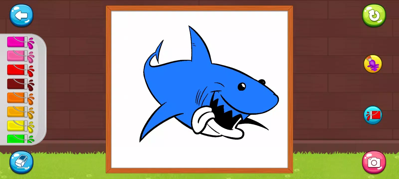 Megalodon鲨鱼着色