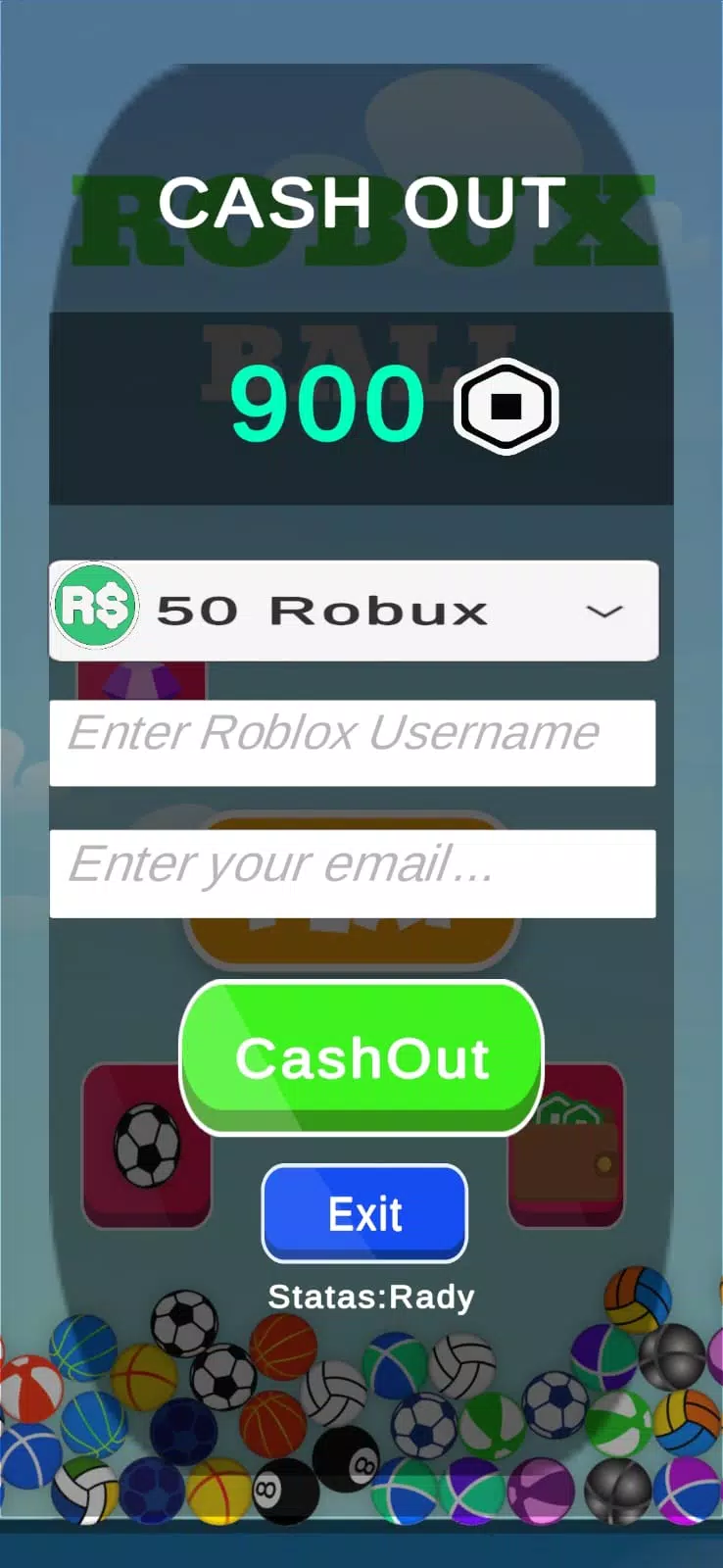 Robux Ball真正的Robux游戏