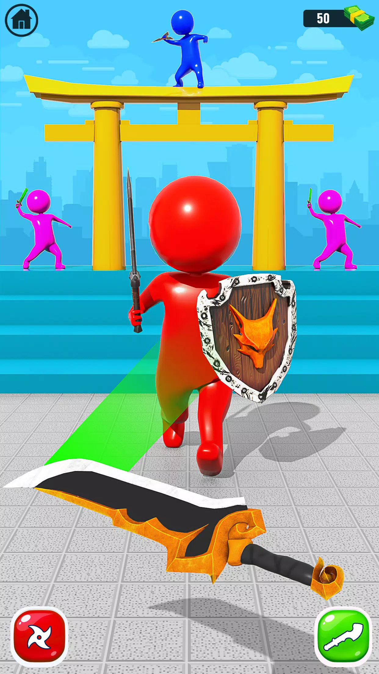 剑之战：玩Slice Runner