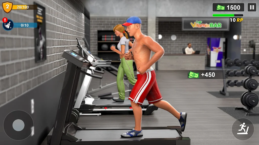 健身房模拟器-大量货币