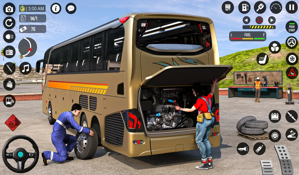 巴士模拟器3D：巴士游戏
