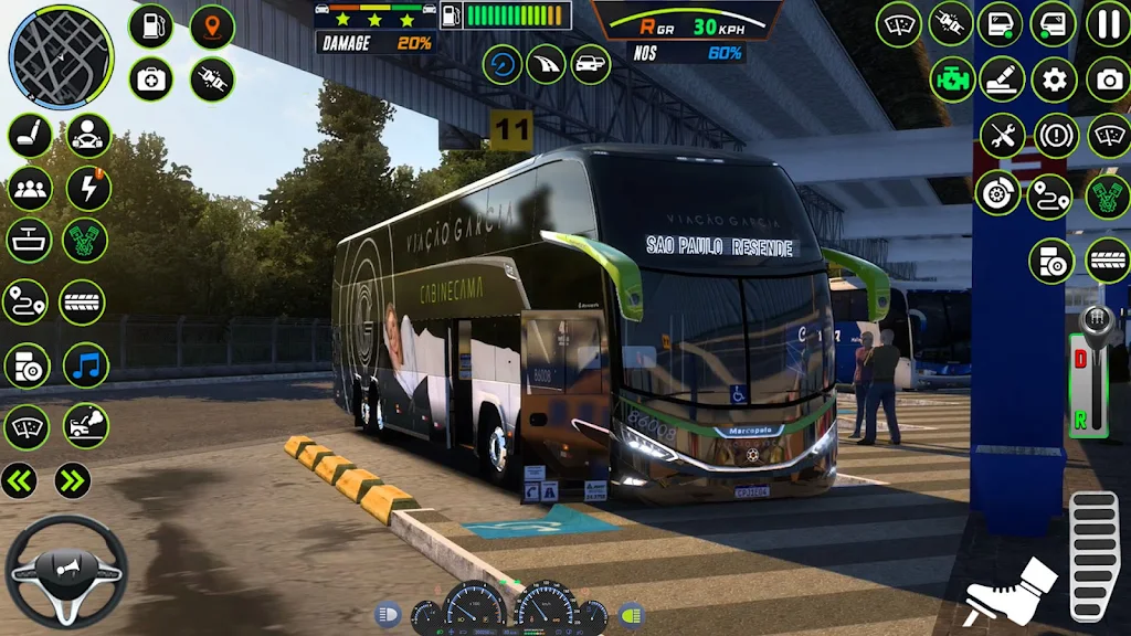巴士模拟器游戏 3D 2024