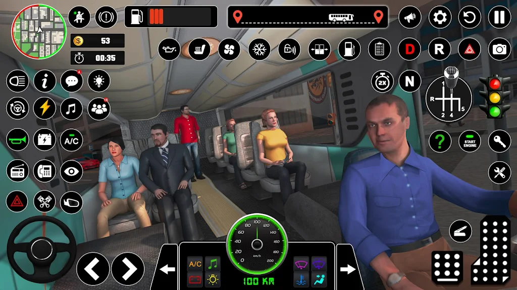 巴士模拟器：3D巴士游戏