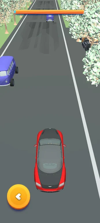 汽车的道路移动