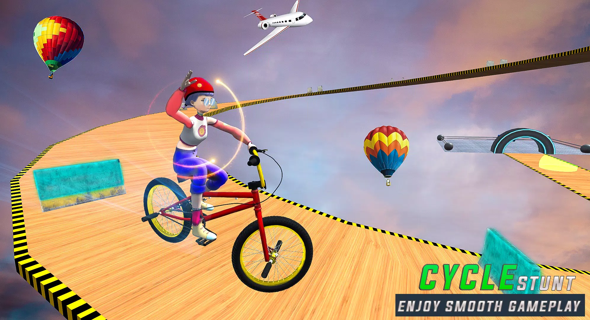 BMX自行车坡道特技游戏