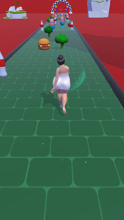 边吃边跑