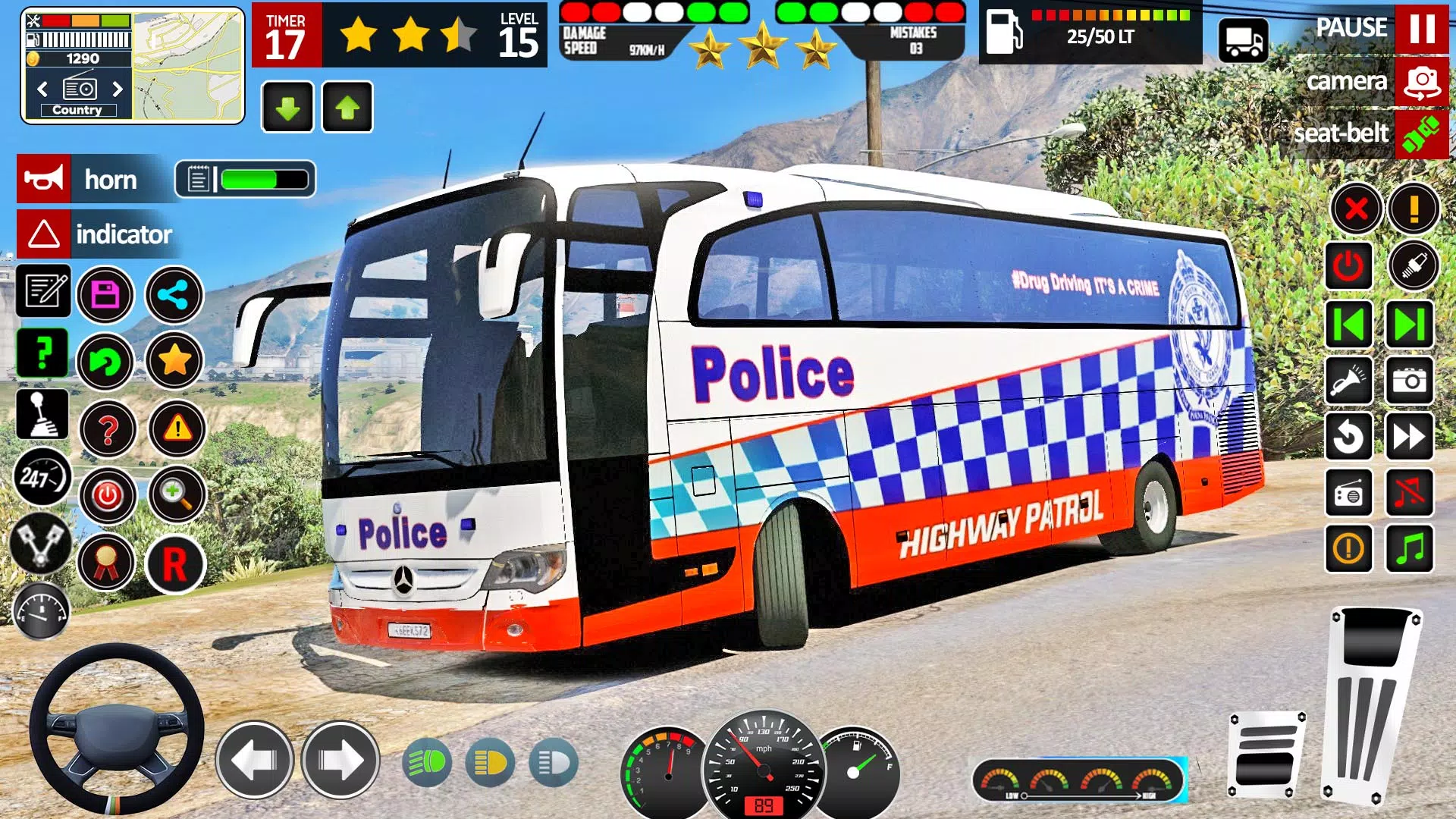 警车3D模拟器