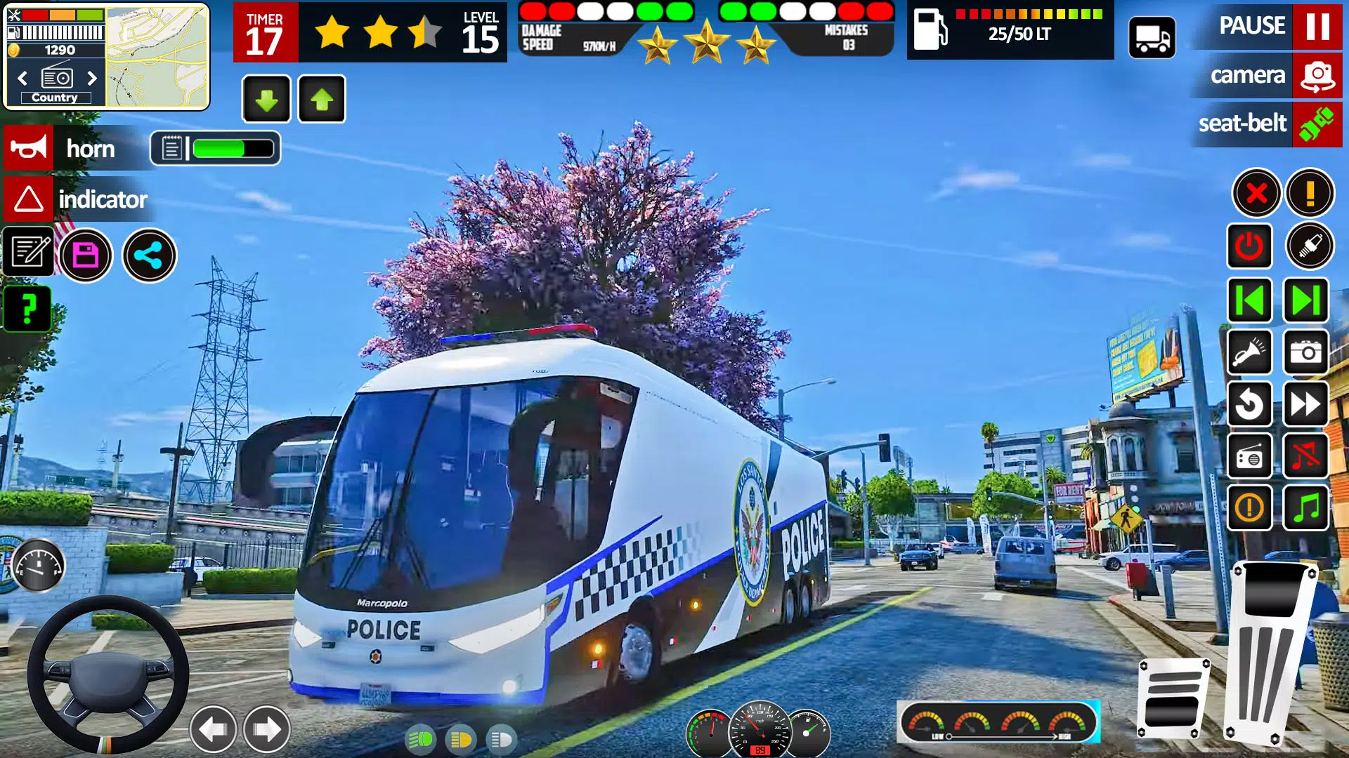 警车3D模拟器
