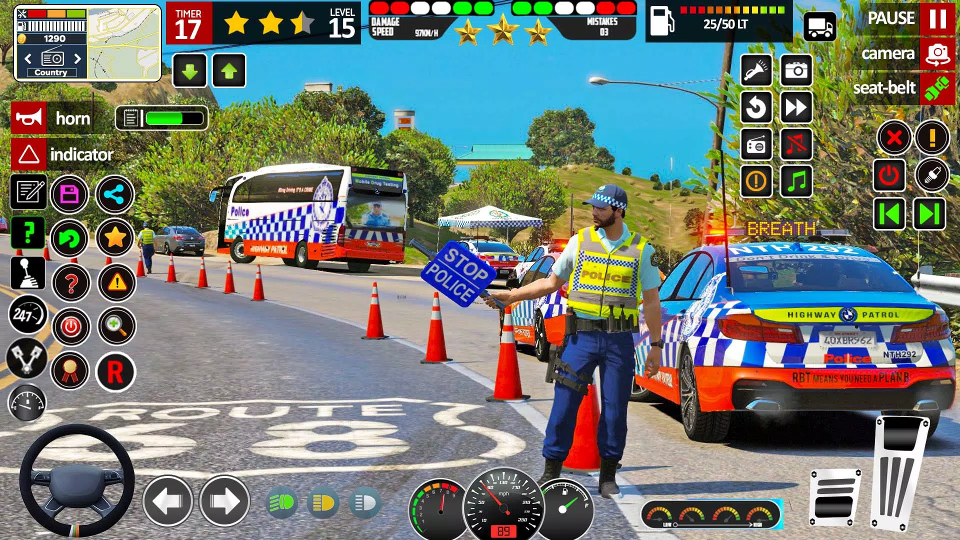 警车3D模拟器
