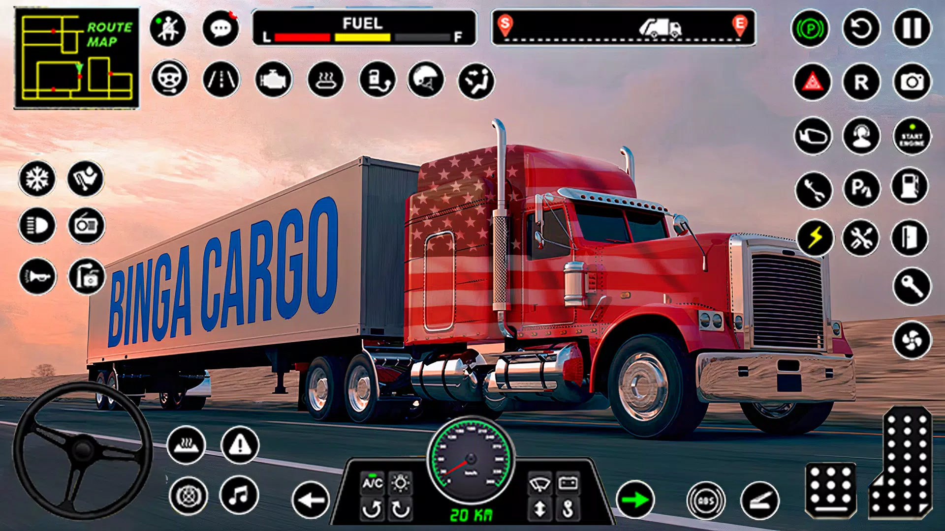 美国卡车游戏模拟器