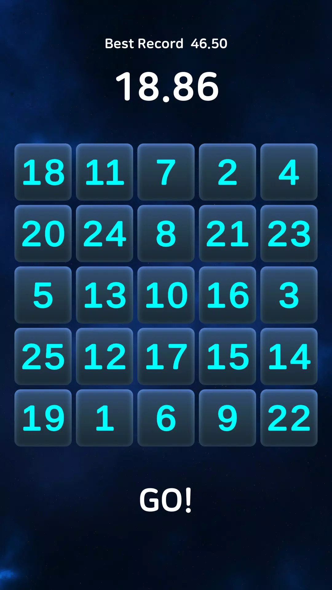 1到50
