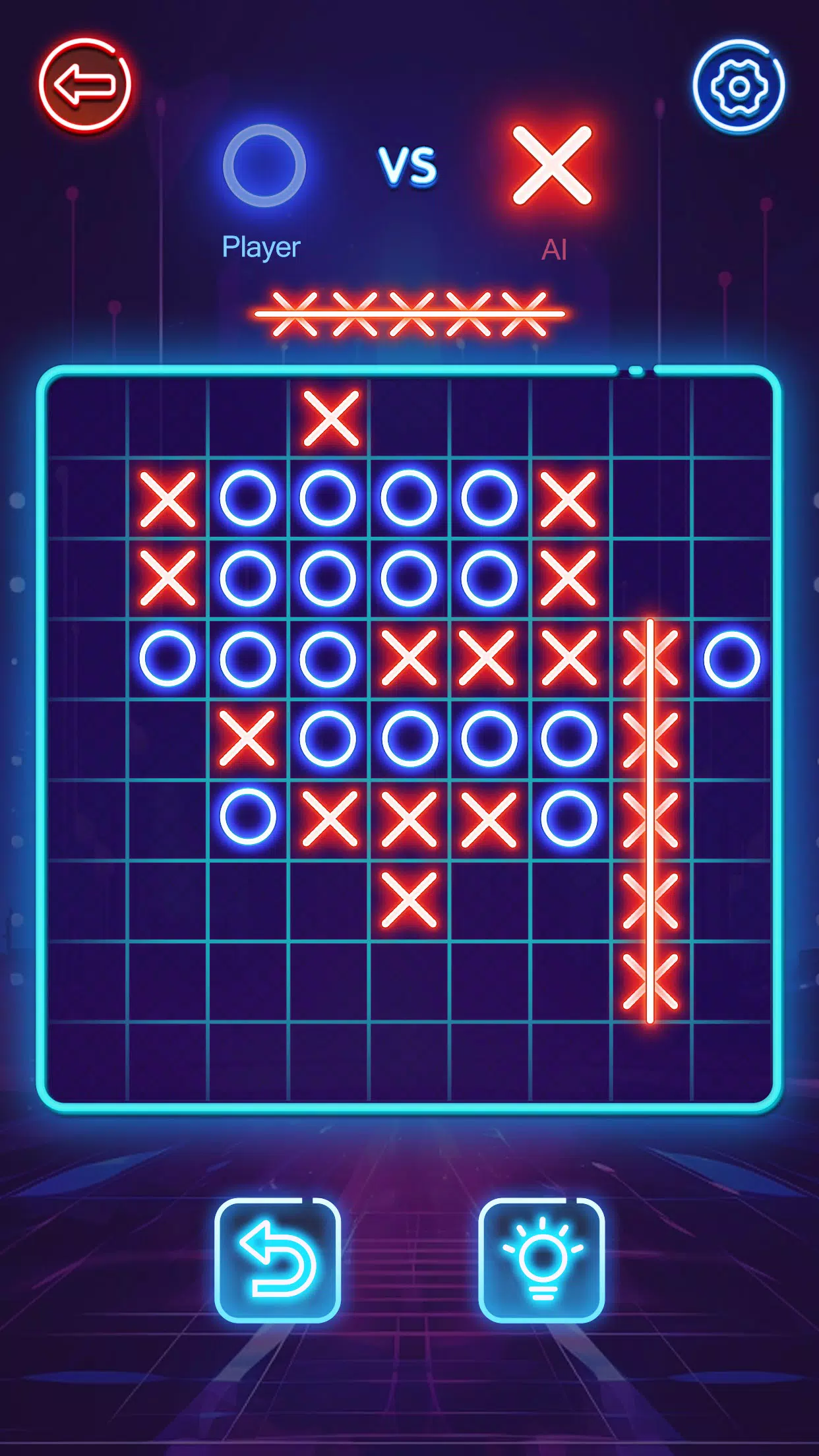 井字棋 - 红蓝大作战, 双人游戏, Tic Tac Toe