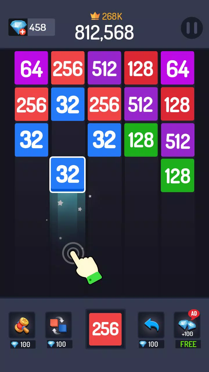 2048数字合并 - Number Match