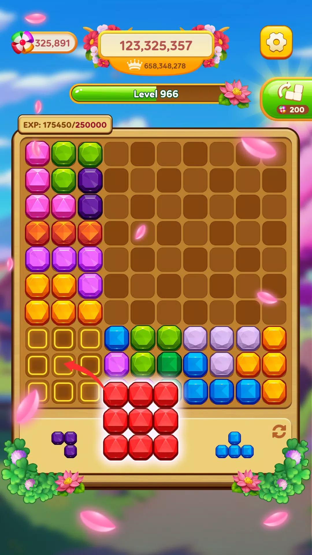 Blossom Block爆炸