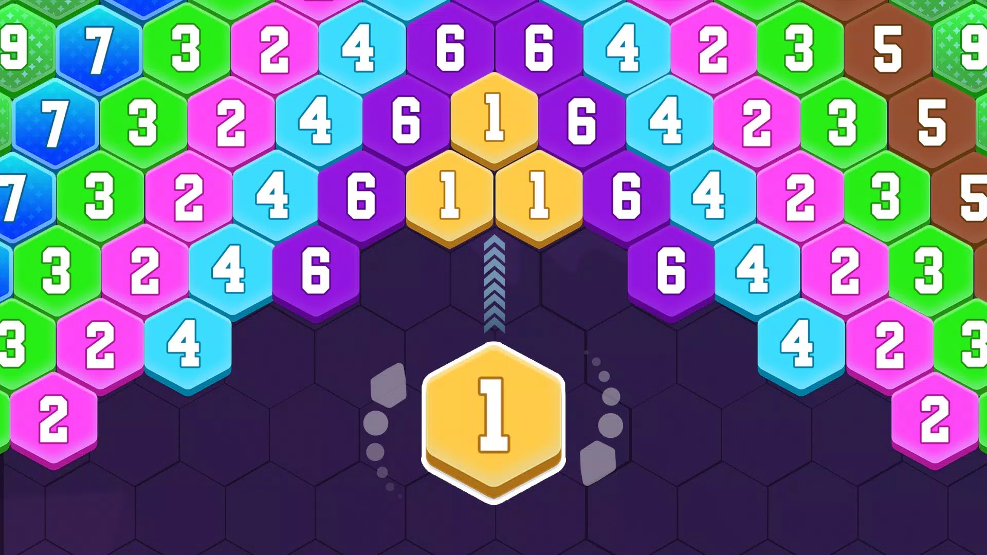 Hexa Merge: 数字拼图游戏