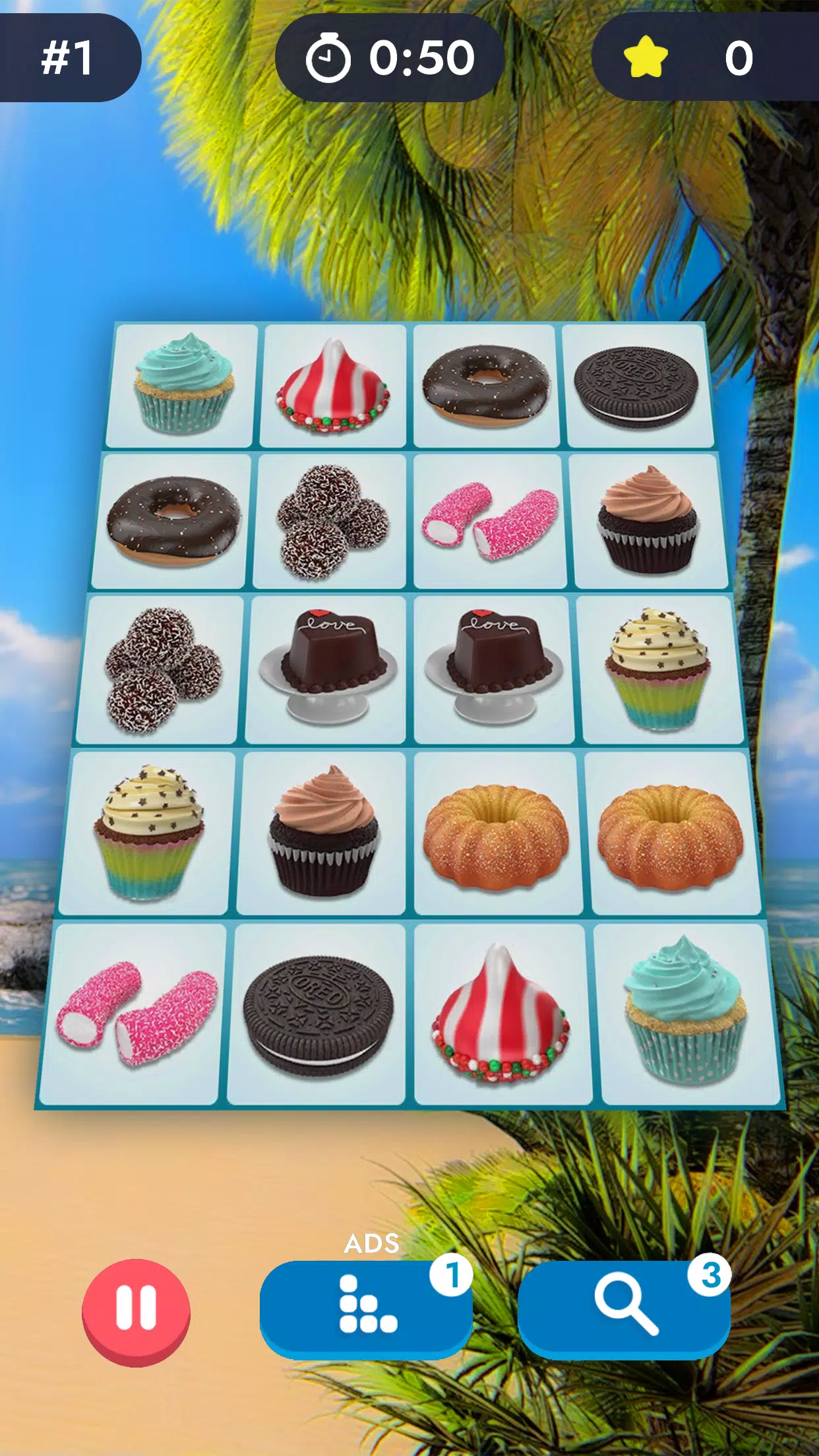 Match Pairs 3D–Matching Game
