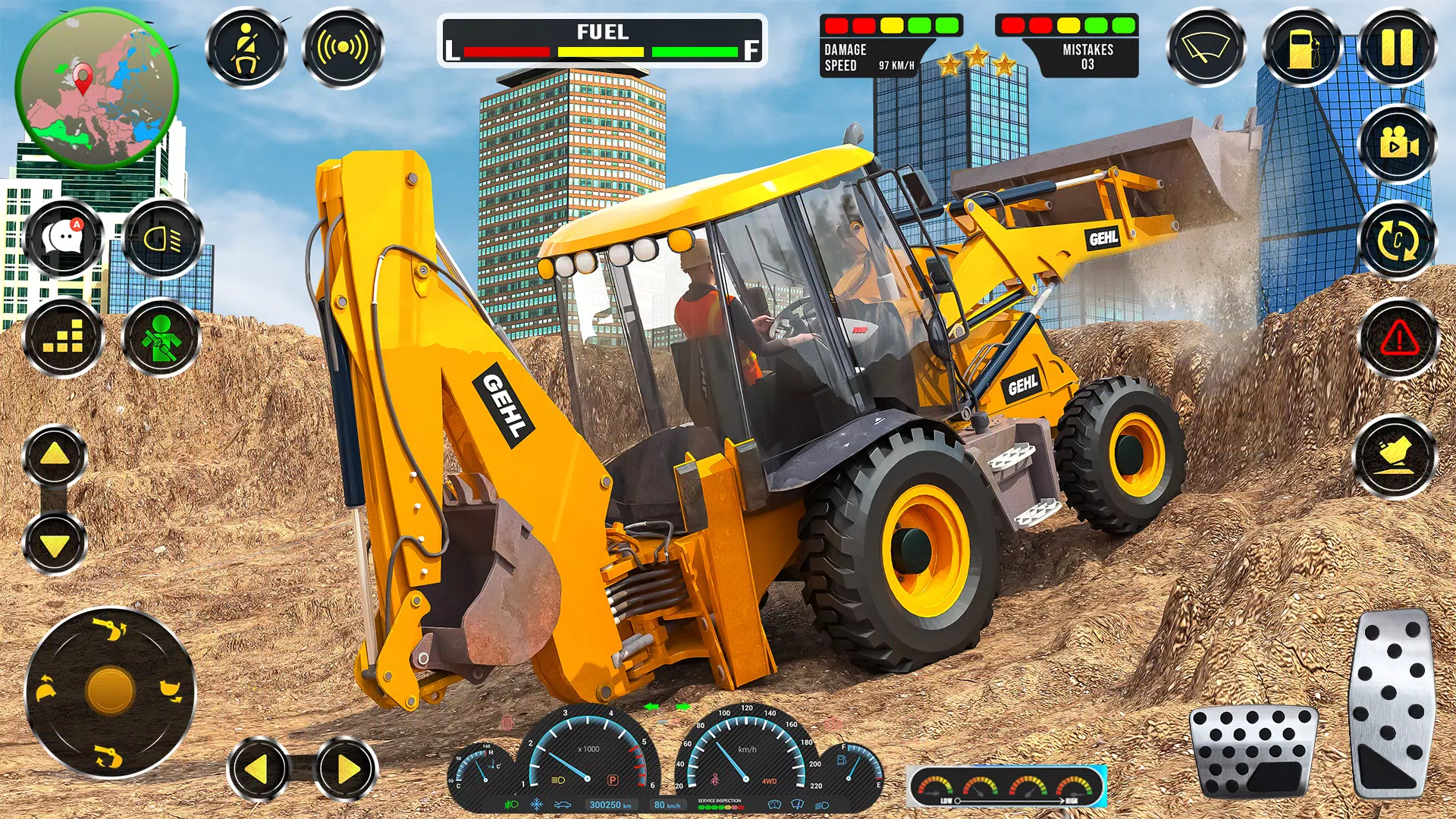 重型道路建设游戏 - 拖拉机和 jcb 游戏