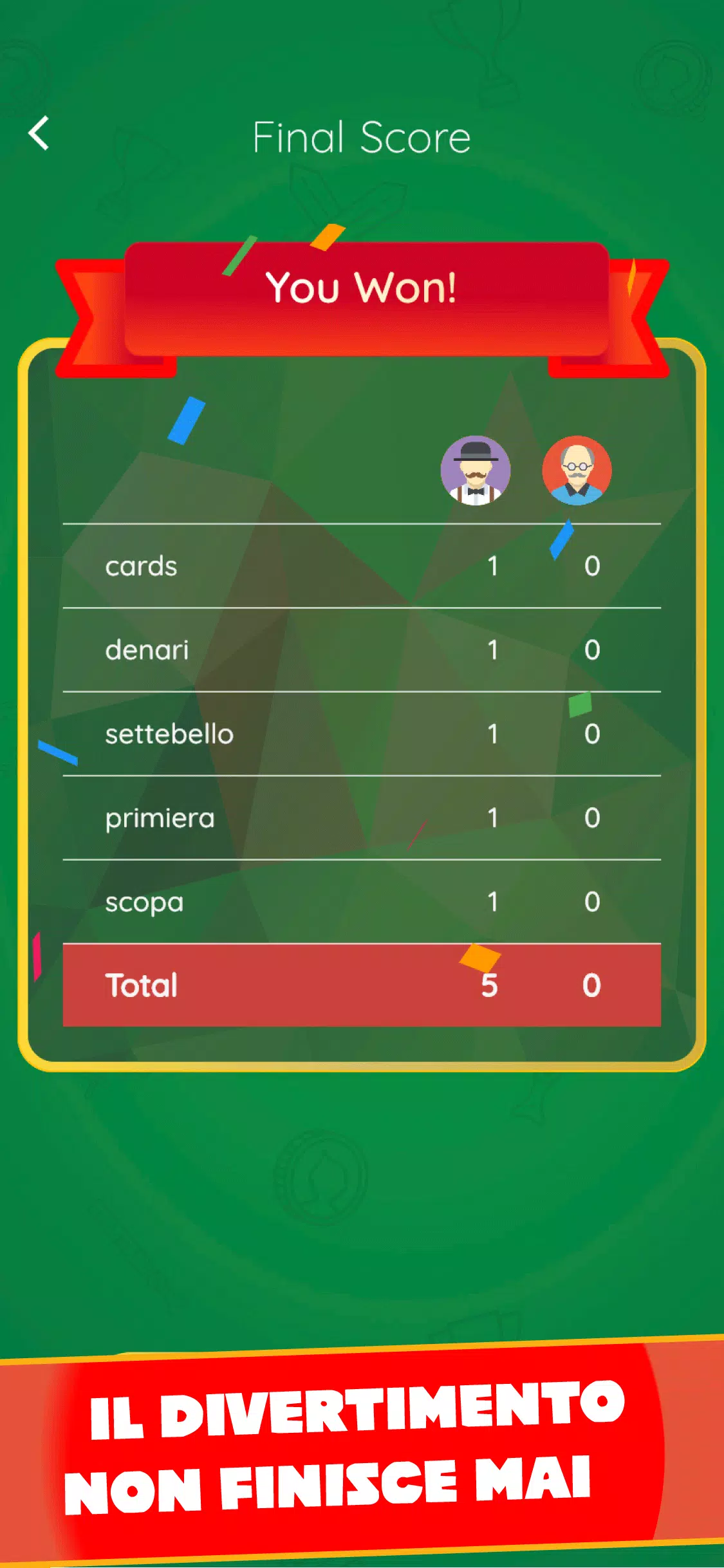 经典Scopa Online