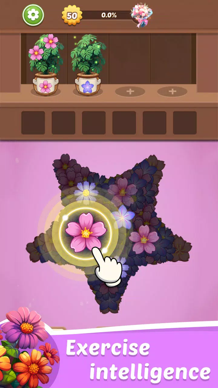 花排序：三消拼图