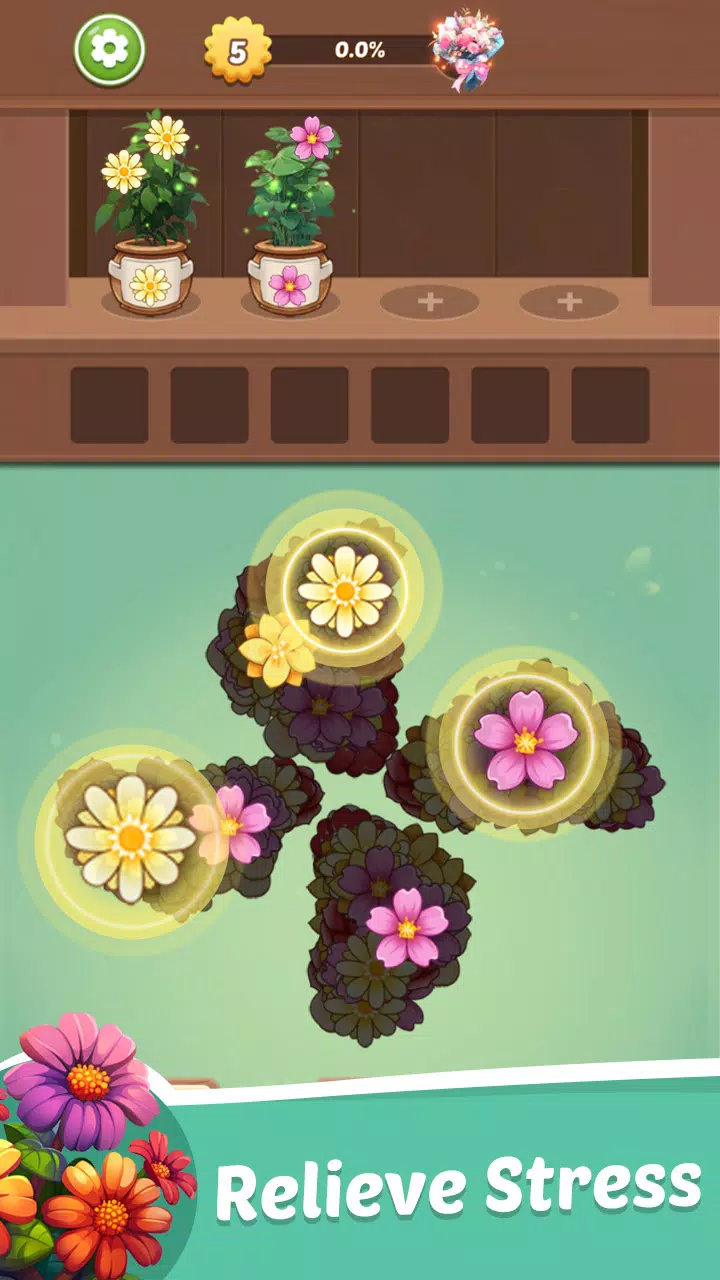 花排序：三消拼图
