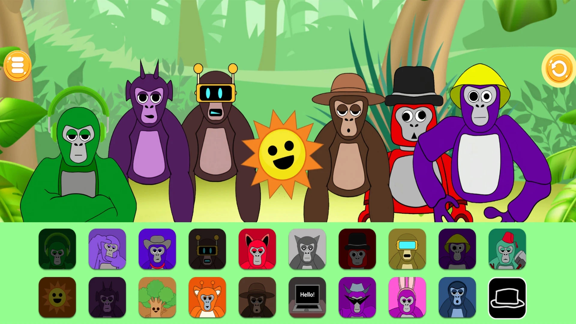 大猩猩音乐节奏 大猩猩音乐节奏