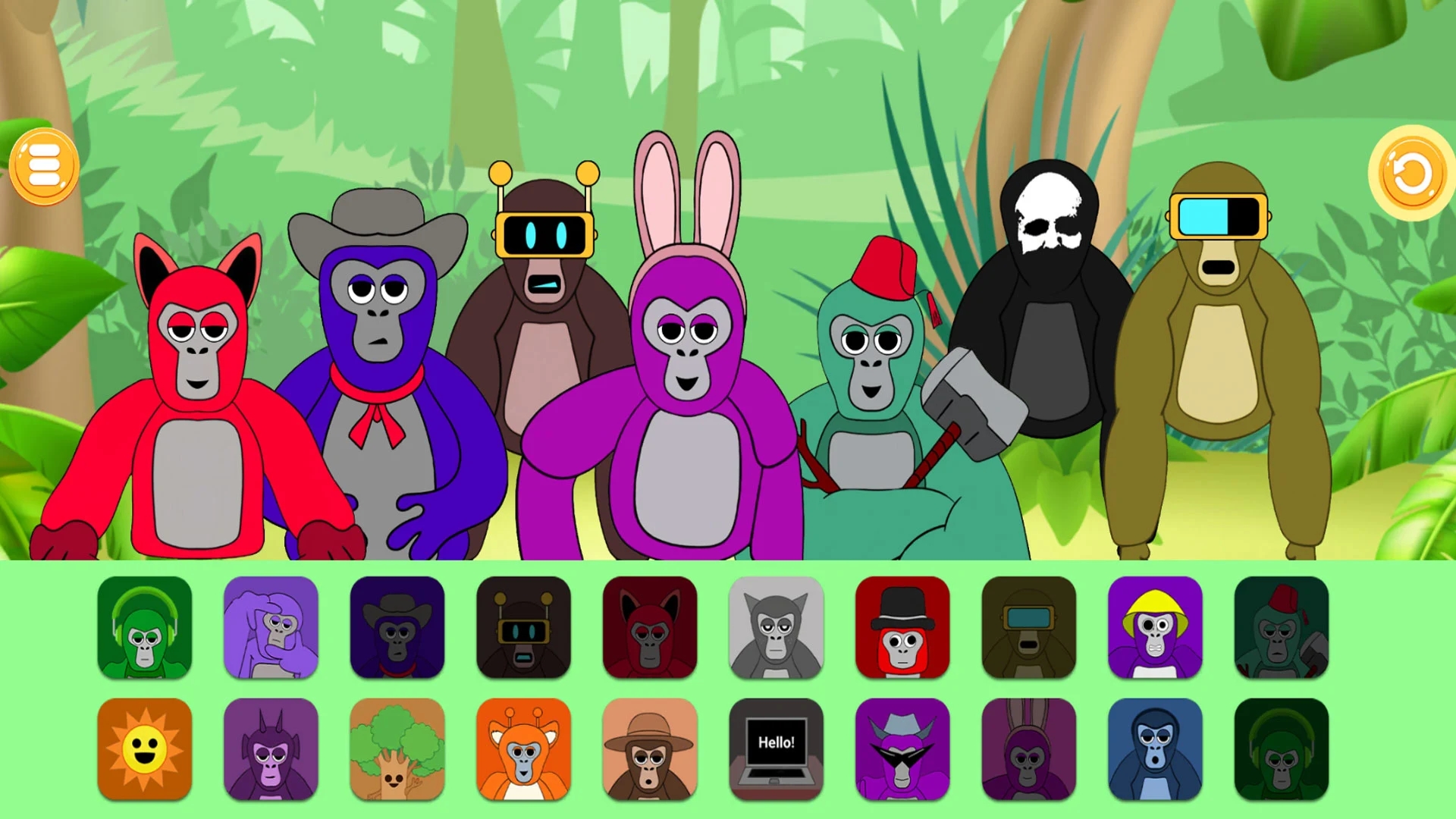 大猩猩音乐节奏 大猩猩音乐节奏