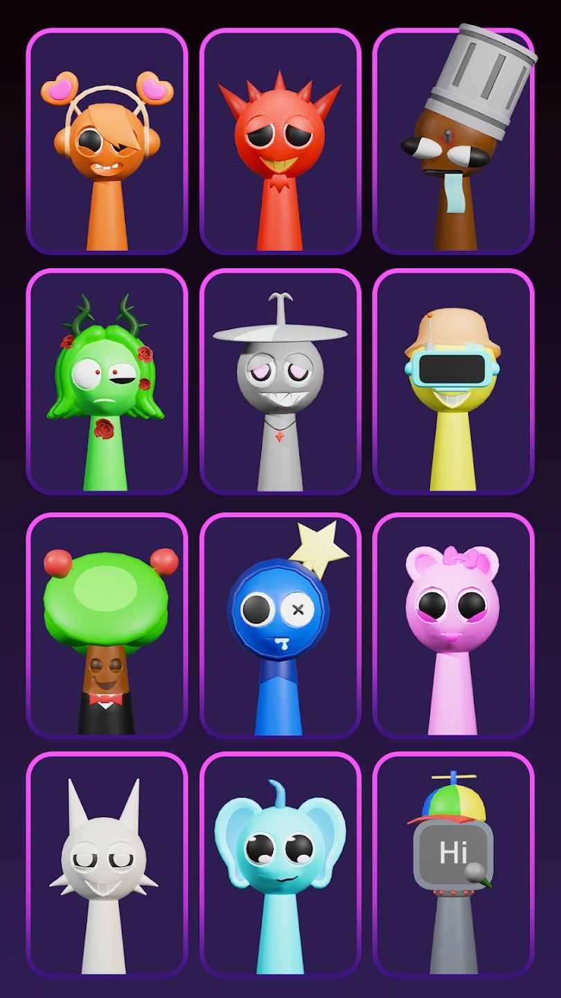 节奏盒子Sprunki-恐怖3D 节奏盒子Sprunki-恐怖3D