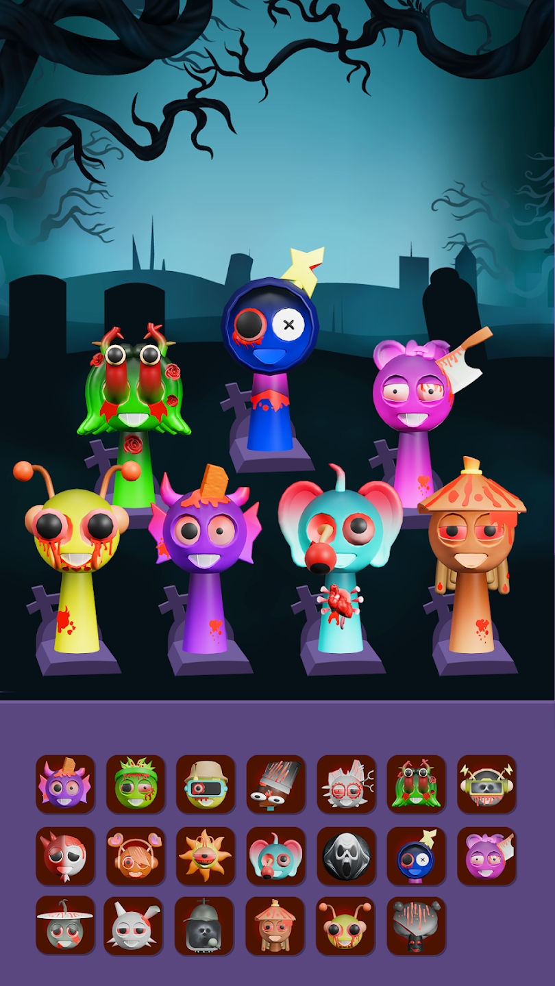 节奏盒子Sprunki-恐怖3D 节奏盒子Sprunki-恐怖3D