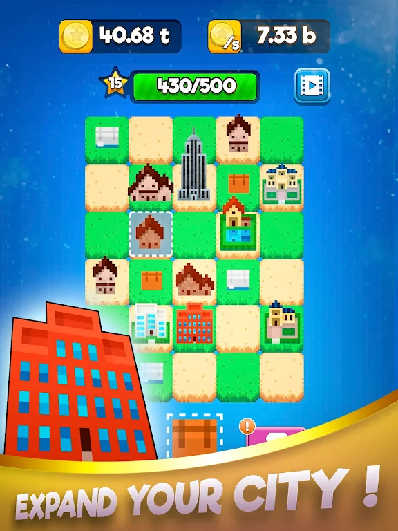 合并房屋:像素城市 合并房屋:像素城市