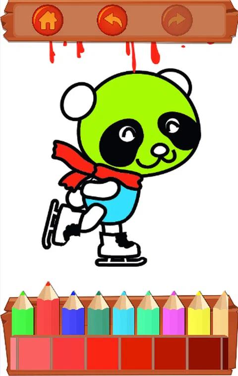 熊猫上色 熊猫上色