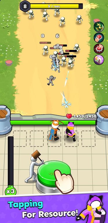 按钮碰撞 按钮碰撞