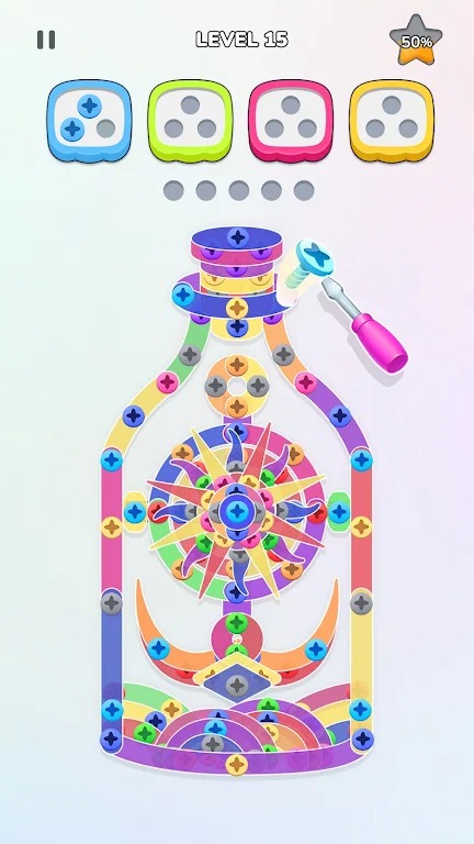 拧开螺母排序 拧开螺母排序