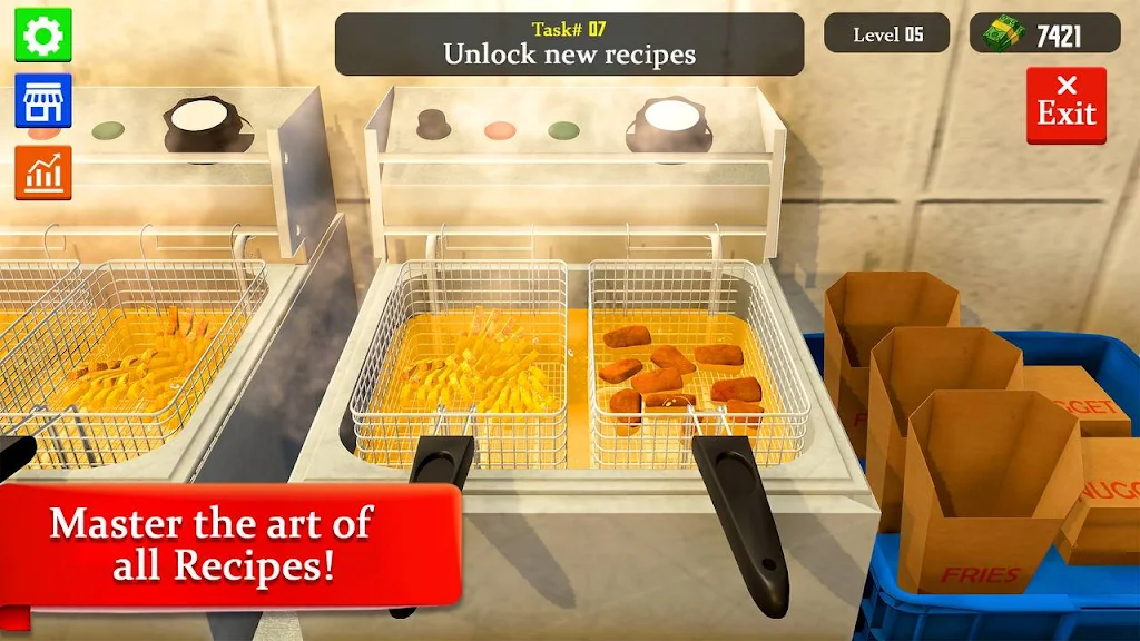 汉堡餐厅模拟器3D 汉堡餐厅模拟器3D