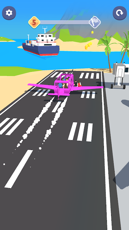 空中巴士登陆3D