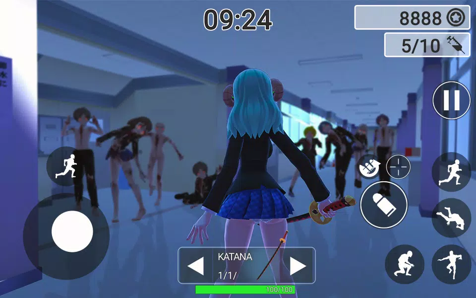 动漫女孩僵尸猎人 动漫女孩僵尸猎人