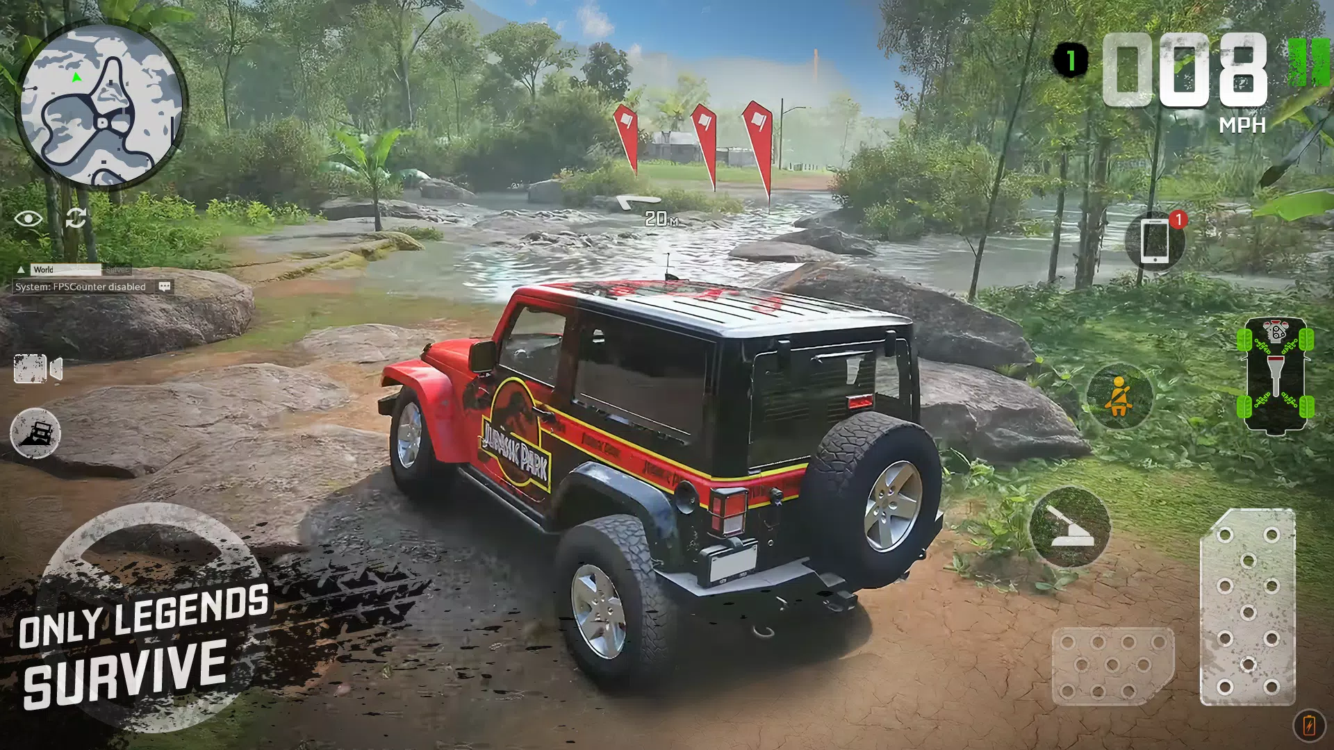 越野SUV吉普4x4驾驶