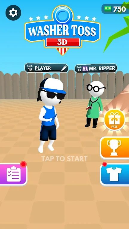 投掷垫圈 3D 投掷垫圈 3D